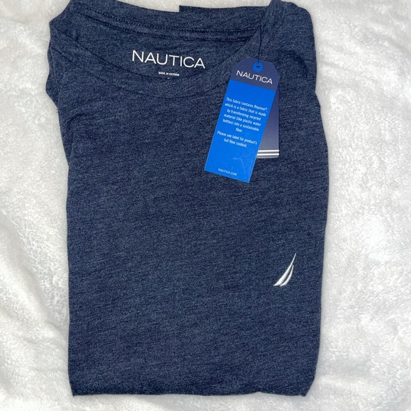 Nautica Men’s Size S Navy Blue Long-Sleeve Tee - Picture 5 of 5
